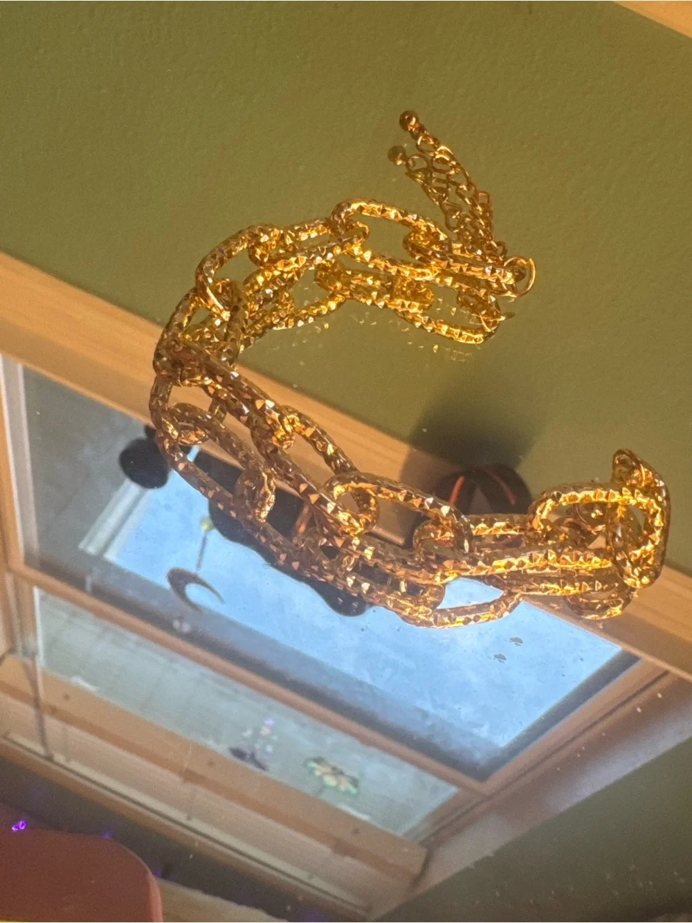 Gold Chain Link bracelet- Women Accessories